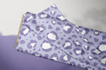 Lade das Bild in den Galerie-Viewer, Supersoft Premium BIO Jersey "LMS Leopard" lila 0,5 m