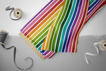 Lade das Bild in den Galerie-Viewer, Frottee Jersey "Salted Stripes" bright rainbow 0,5 m