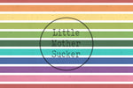 Lade das Bild in den Galerie-Viewer, Frottee Jersey "Salted Stripes" light rainbow 0,5 m