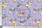 Lade das Bild in den Galerie-Viewer, Supersoft Premium BIO Jersey "Juice Box" Purple klein 0,5 m