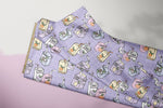 Lade das Bild in den Galerie-Viewer, Supersoft Premium BIO Jersey "Juice Box" Purple klein 0,5 m