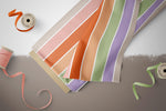 Lade das Bild in den Galerie-Viewer, Supersoft Premium BIO Jersey "Positive Vibes" beige Stripes 0,5 m