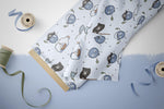Lade das Bild in den Galerie-Viewer, Lycra "Blaubeerpirat" blau klein 0,5 m