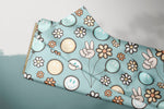 Lade das Bild in den Galerie-Viewer, Supersoft Premium BIO Jersey "Funky Balloon" teal 0,5 m