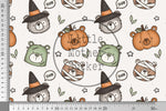 Lade das Bild in den Galerie-Viewer, Supersoft Premium BIO French Terry "Halloween Friends" klein 0,5 m