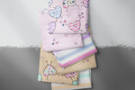 Lade das Bild in den Galerie-Viewer, Supersoft Premium BIO Jersey "Happy Hearts" pink Herzchen 0,5 m