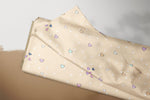 Lade das Bild in den Galerie-Viewer, Supersoft Premium BIO French Terry "Happy Hearts" sun Herzchen 0,5 m