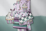 Lade das Bild in den Galerie-Viewer, Lycra "Ocean Treats" Pixel klein 0,5 m Lager