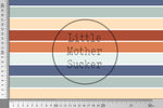 Lade das Bild in den Galerie-Viewer, Supersoft Premium BIO Jersey "Rocket Star" Streifen 0,5 m