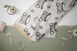 Lade das Bild in den Galerie-Viewer, Supersoft Premium BIO Jersey "Waschbärchen" klein 0,5 m