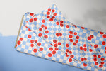 Lade das Bild in den Galerie-Viewer, Supersoft Premium BIO French Terry "Italian Tomatoes" klein 0,5 m