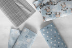 Lade das Bild in den Galerie-Viewer, Supersoft Premium BIO Jersey "Cute little cow" Spots 0,5 m