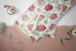 Lade das Bild in den Galerie-Viewer, Supersoft Premium Jersey "Headband Strawberries" 0,5 m
