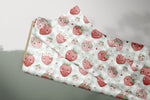 Lade das Bild in den Galerie-Viewer, Supersoft Premium Jersey "Headband Strawberries" 0,5 m