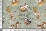 Lade das Bild in den Galerie-Viewer, Supersoft Premium BIO French Terry "Herbst im Anflug" 0,5 m