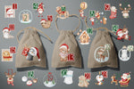 Lade das Bild in den Galerie-Viewer, Bügelbild "Loras Adventskalender" 24er Set A3