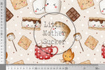 Lade das Bild in den Galerie-Viewer, Supersoft Premium BIO French Terry "Marshmallow Party" groß 0,5 m