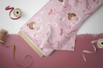 Lade das Bild in den Galerie-Viewer, Premium Jersey "Pretty Little Ballerina" Braun groß 0,5 m