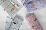Lade das Bild in den Galerie-Viewer, Supersoft Premium BIO Jersey "Pretty Little Ballerina" Braun groß 0,5 m