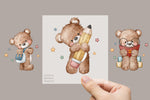 Lade das Bild in den Galerie-Viewer, Bügelbild "School Bear"