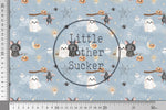 Lade das Bild in den Galerie-Viewer, Supersoft Premium BIO French Terry "Spooky Date" 0,5 m