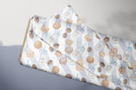 Lade das Bild in den Galerie-Viewer, Supersoft Premium BIO French Terry "Milk and Cookies" Striped 0,5 m