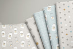 Lade das Bild in den Galerie-Viewer, Supersoft Premium BIO Jersey "Oatmilk" Dots 0,5 m