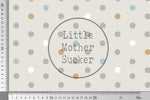 Lade das Bild in den Galerie-Viewer, Supersoft Premium BIO Jersey "Oatmilk" Dots 0,5 m