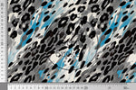 Lade das Bild in den Galerie-Viewer, Premium BIO Jersey "Wild Leo" Mono Blue 0,5 m