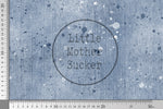 Lade das Bild in den Galerie-Viewer, Premium BIO French Terry "Jeansoptik" Washed Splash 0,1 m