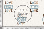Lade das Bild in den Galerie-Viewer, Frottee Jersey "LOVE LOVE LOVE" COLLECTION 0,5 m