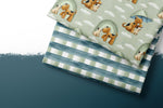 Lade das Bild in den Galerie-Viewer, Premium BIO Jersey "Better Together" Gingham Kombi 0,5 m