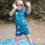 Lade das Bild in den Galerie-Viewer, Lycra "Papierboote 2.0" COLLECTION
