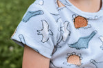 Lade das Bild in den Galerie-Viewer, Frottee Jersey "Spotted Dinos" COLLECTION
