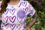Lade das Bild in den Galerie-Viewer, Design "Brush Hearts" Collection 0,5 m
