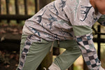 Lade das Bild in den Galerie-Viewer, Supersoft Premium French Terry "Fossilien" groß 0,85 m Rest
