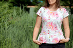Lade das Bild in den Galerie-Viewer, Frottee Jersey "Jules Flowers" 0,5 m
