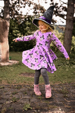 Lade das Bild in den Galerie-Viewer, Supersoft Premium BIO French Terry "Magic Kitty" klein 0,5 m
