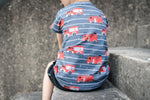 Lade das Bild in den Galerie-Viewer, Frottee Jersey "Tatü-Tata" 0,5 m
