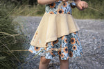 Lade das Bild in den Galerie-Viewer, Supersoft Premium Jersey "Sonnenblumen" Dots 0,5 m
