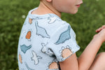 Lade das Bild in den Galerie-Viewer, Frottee Jersey "Spotted Dinos" COLLECTION
