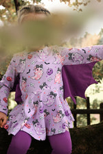 Lade das Bild in den Galerie-Viewer, Supersoft Premium BIO Jersey "Spooky Fun" Girl klein 0,5 m
