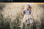 Lade das Bild in den Galerie-Viewer, Supersoft Premium Jersey "Sonnenblumen" Dots 0,5 m
