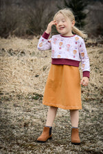 Lade das Bild in den Galerie-Viewer, Frottee Jersey "Himmelsgondeln" rosa 0,5 m
