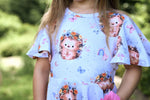 Lade das Bild in den Galerie-Viewer, Design "Flowery Hedgehog" COLLECTION 0,5 m
