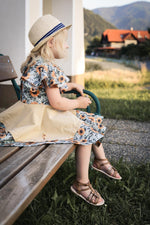 Lade das Bild in den Galerie-Viewer, Supersoft Premium Jersey "Sonnenblumen" Dots 0,5 m
