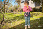 Lade das Bild in den Galerie-Viewer, Premium BIO Jersey "Strawberry Patch" 0,5 m
