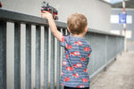 Lade das Bild in den Galerie-Viewer, Frottee Jersey "Tatü-Tata" 0,5 m
