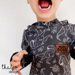 Lade das Bild in den Galerie-Viewer, Premium Wintersweat "Kreidezeit" T-Rex 0,5 m
