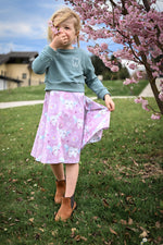 Lade das Bild in den Galerie-Viewer, Premium BIO Jersey "Zahnfee" old rose 0,5 m
